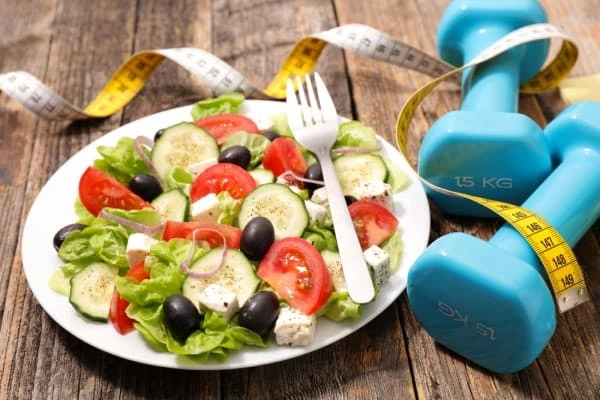 Example of good diet and exercise Upton