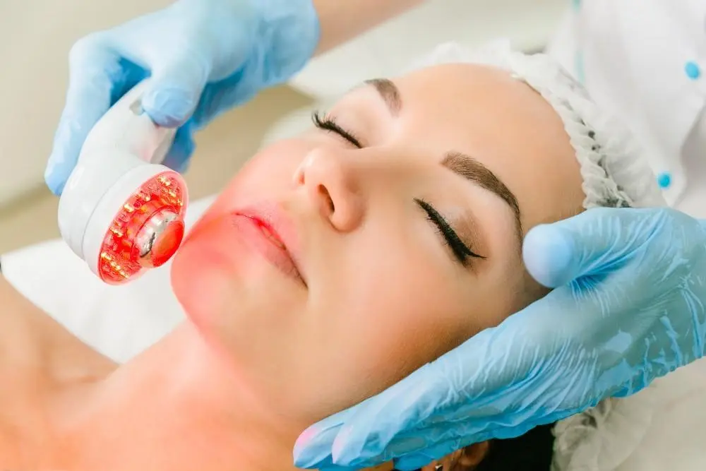 woman having non-surgical Morph8 treatment Upton