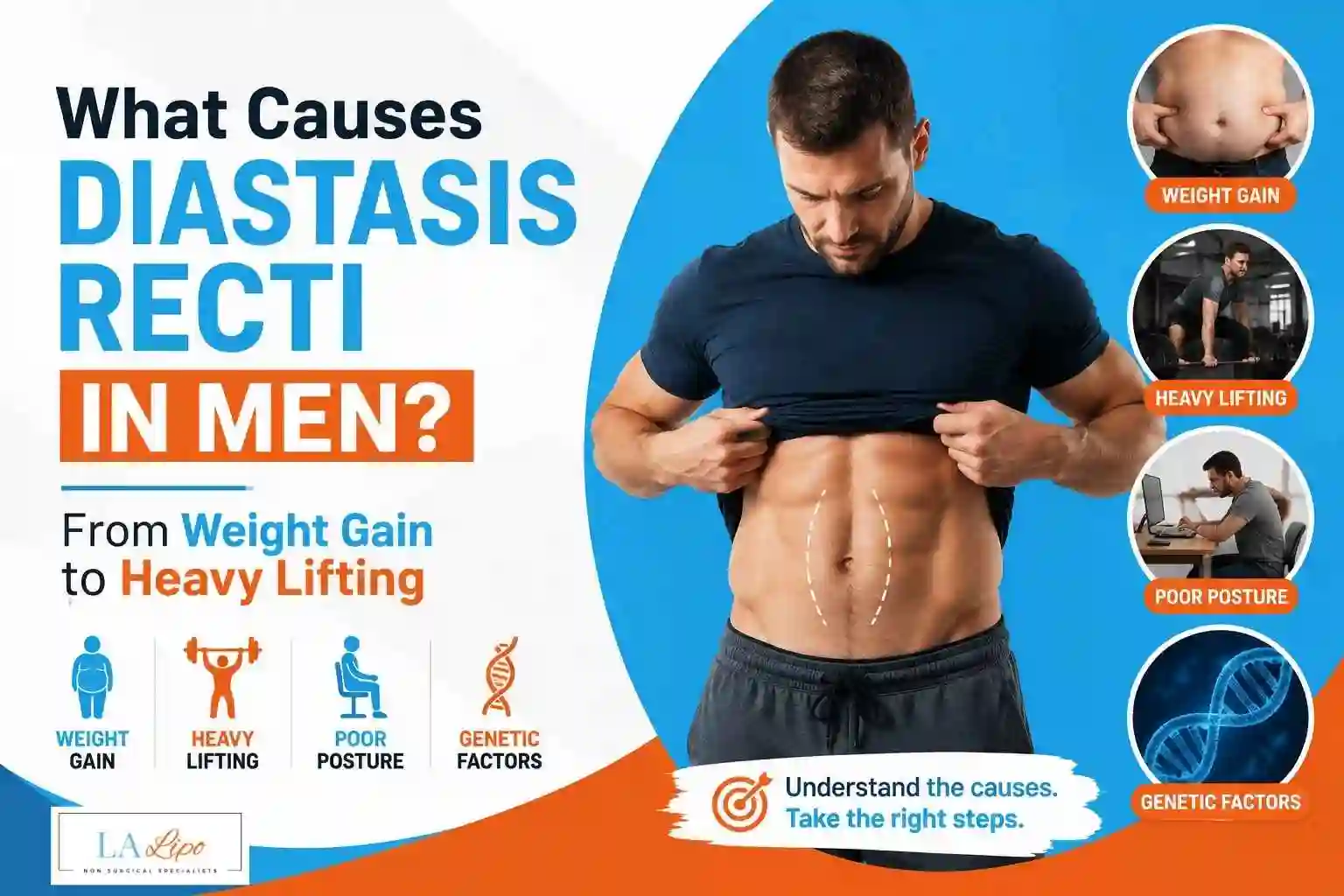 What Causes Diastasis Recti in Men? From Weight Gain to Heavy Lifting Upton